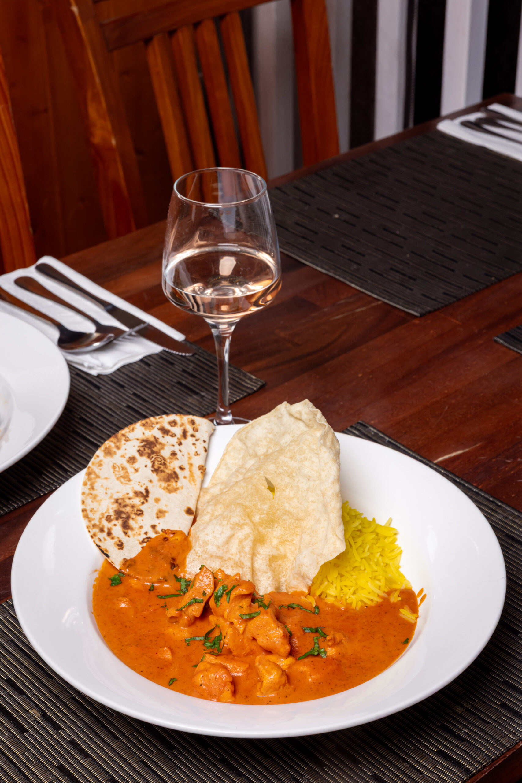Butter Chicken at Brook508 Cafe
